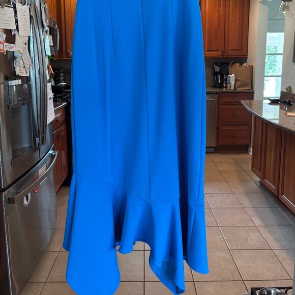 Women's One-Shoulder High-Low Dress-Xscape - Picture 6 of 8